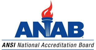 ANAB: ANSI National Accreditation Board logo